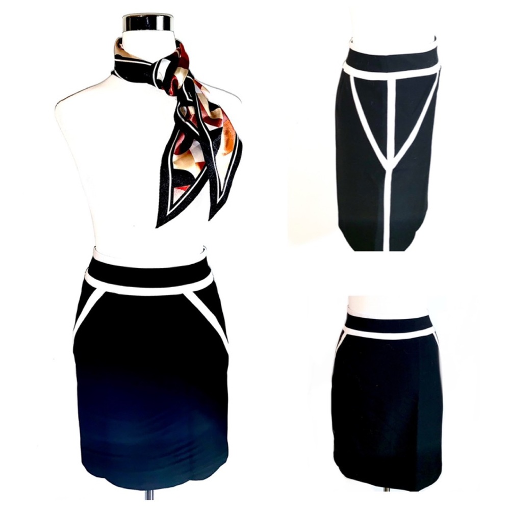 🔴 4/$20 Worthington Skirt in Black & White